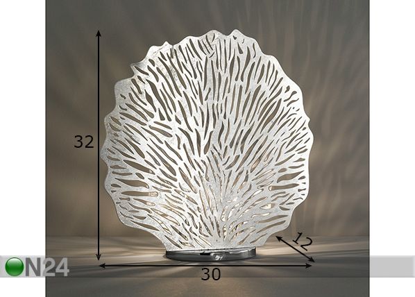 Настольная лампа Coral размеры
