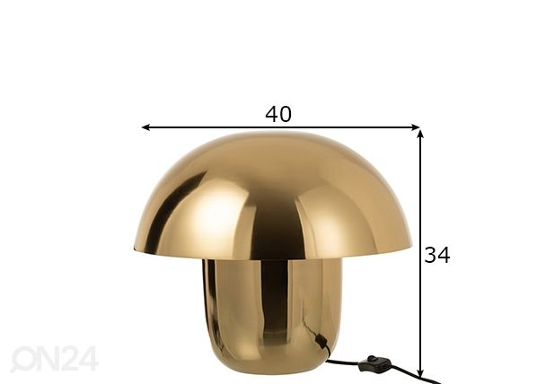 Настольная лампа Goldie размеры