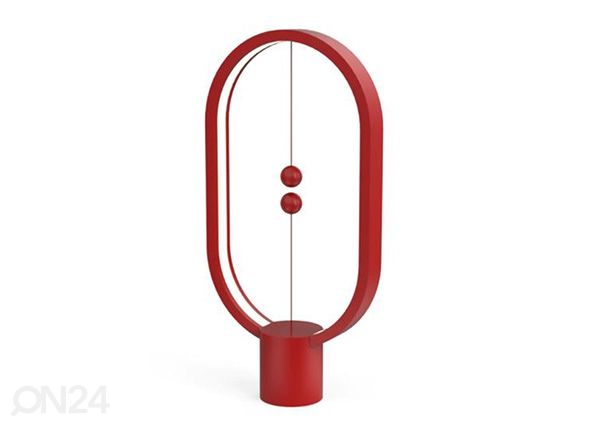 Настольная лампа Heng Balance Lamp Ellipse Plastic USB-C, красная