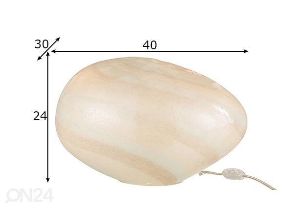 Настольная лампа Pearl размеры