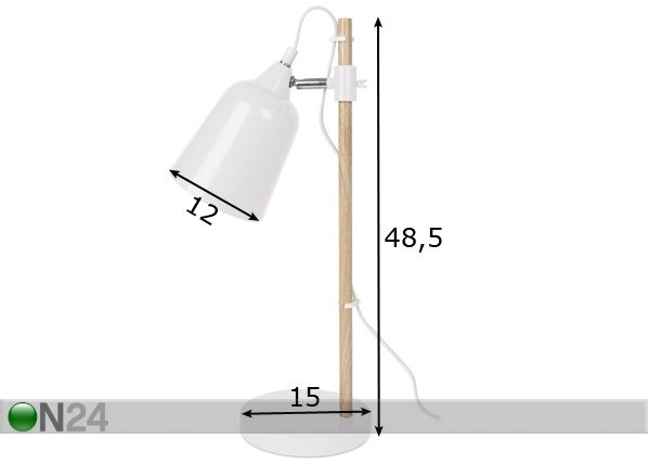 Настольная лампа Woodlike размеры