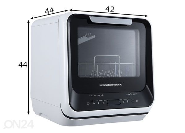 Настольная посудомоечная машина Scandomestic SFO101W размеры