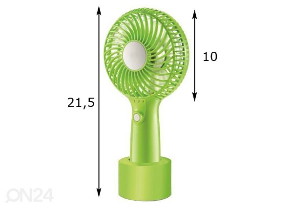 Настольный вентилятор Mini аккумуляторный Coolwave 4 Вт размеры