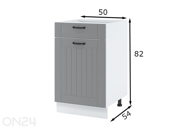 Нижний кухонный шкаф с ящиком 50 см