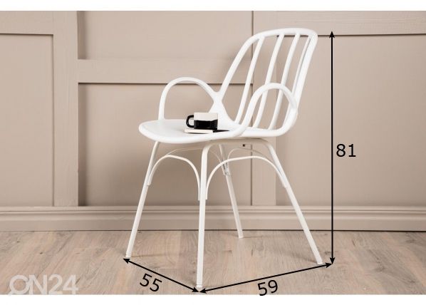 Обеденные стулья Dyrön, 2 шт размеры