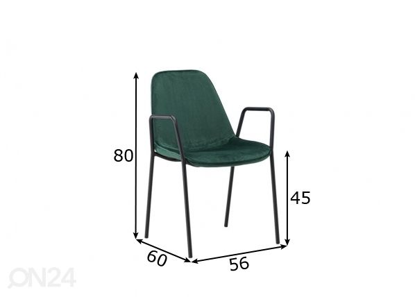 Обеденные стулья Klädesholmen, 2 шт размеры