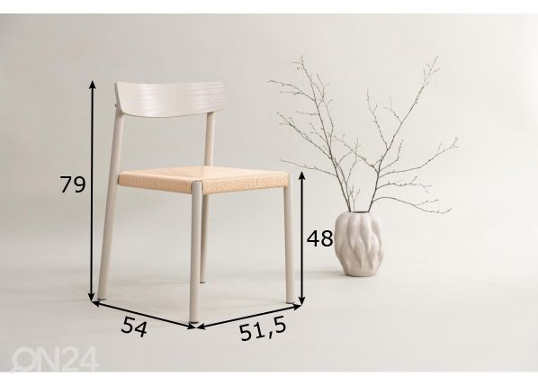 Обеденные стулья Malmön, 2 шт размеры