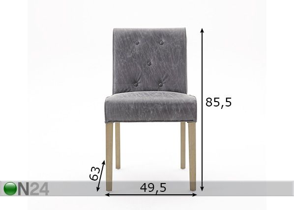 Обеденные стулья Sit, 2 шт размеры