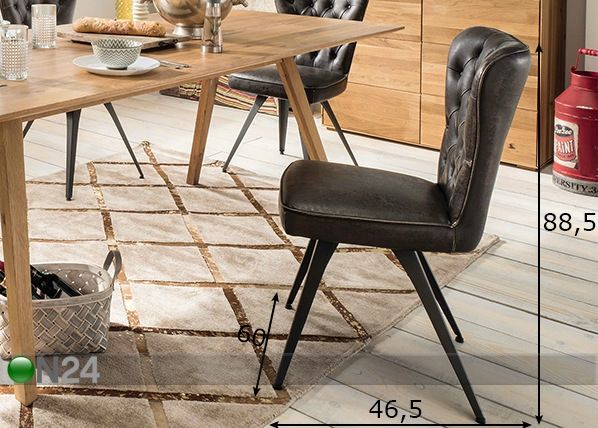 Обеденные стулья Sit, 2 шт размеры
