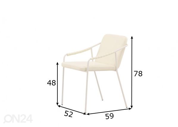 Обеденные стулья Tvist, 2 шт размеры