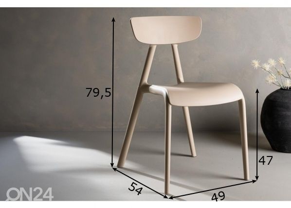 Обеденные стулья Ursholmen, 2 шт размеры