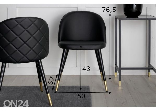 Обеденные стулья Velvet, 2 шт размеры
