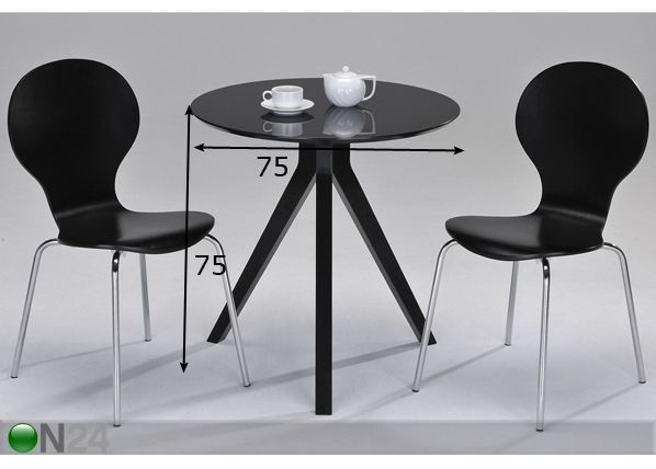 Обеденный стол Bodo 75x75 см размеры