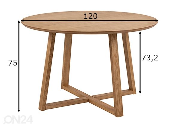 Обеденный стол Marta размеры