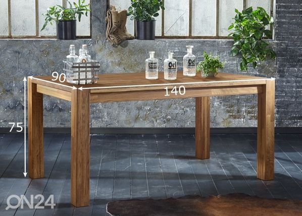 Обеденный стол Provence 01 140x90 cm размеры
