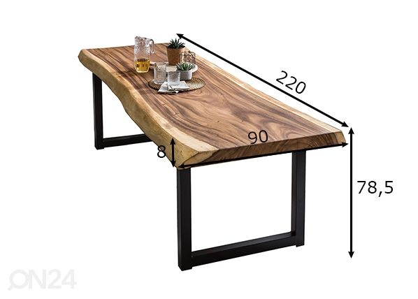 Обеденный стол Tische 90x220 cm размеры