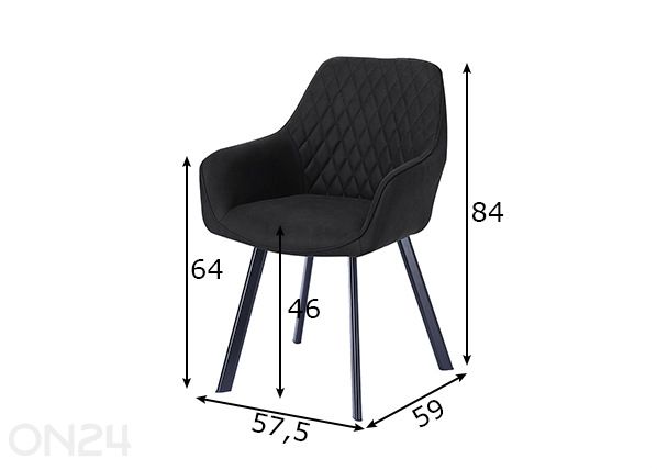 Обеденный стул размеры