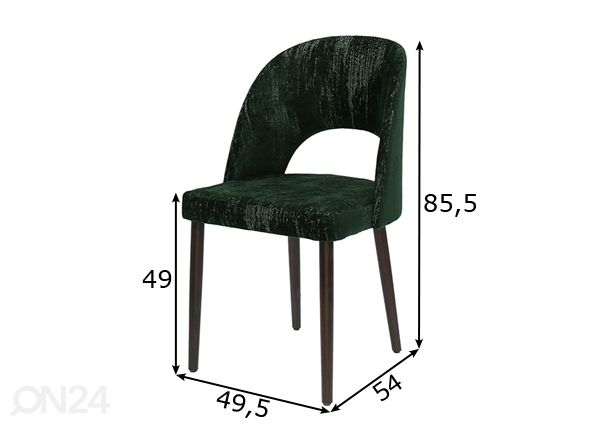 Обеденный стул Alora размеры
