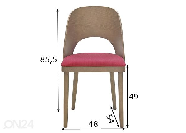 Обеденный стул Avola размеры