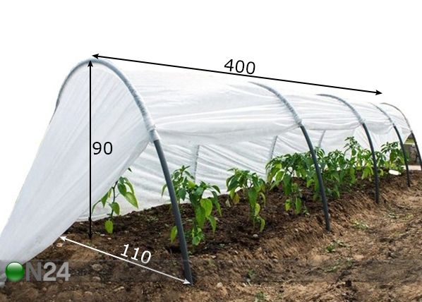 Парник Agrohex 1.1x4 м размеры