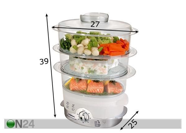 Пароварка Tefal Ultracompact размеры