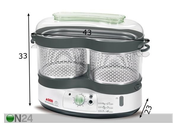 Пароварка Tefal Vitacuisine размеры