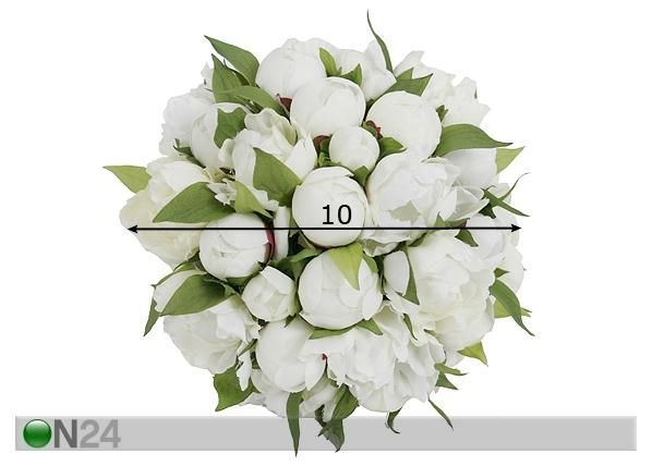 Пион Ø 10 см размеры