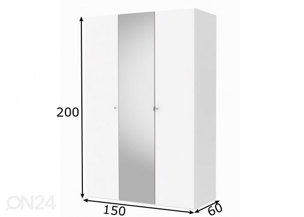 Платяной шкаф Save h200 cm размеры