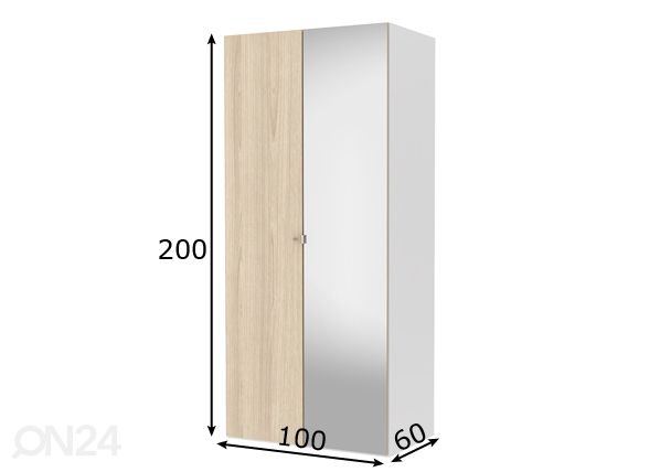 Платяной шкаф Save h200 cm размеры