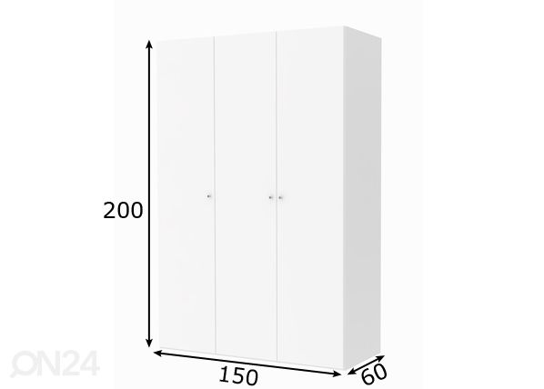 Платяной шкаф Save h200 cm размеры