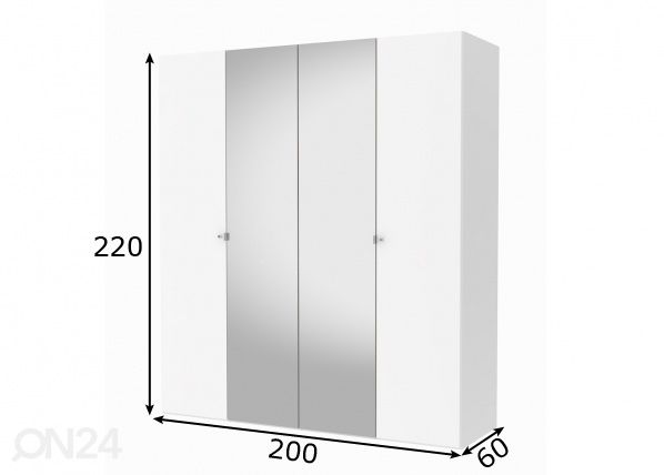 Платяной шкаф Save h220 cm размеры