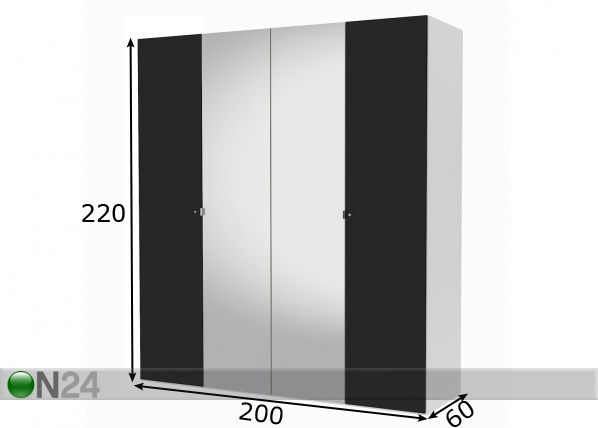 Платяной шкаф Save h220 cm размеры