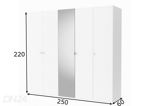 Платяной шкаф Save h220 cm размеры