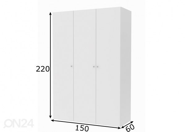 Платяной шкаф Save h220 cm размеры