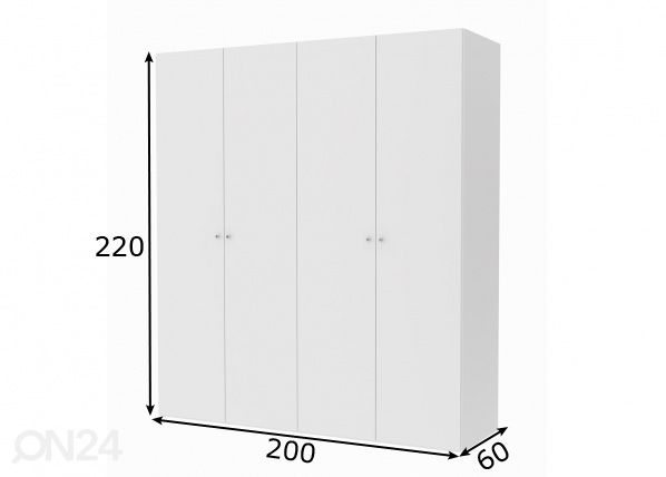 Платяной шкаф Save h220 cm размеры