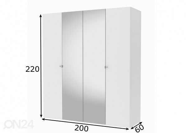 Платяной шкаф Save h220 cm размеры