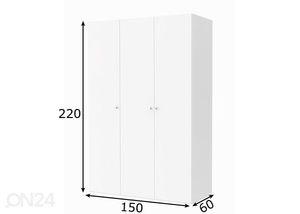 Платяной шкаф Save h220 cm размеры