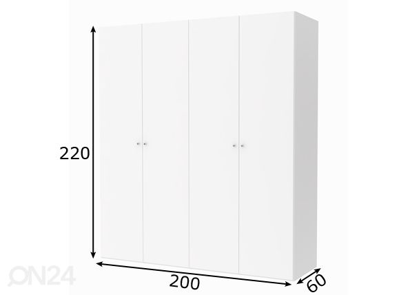 Платяной шкаф Save h220 cm размеры