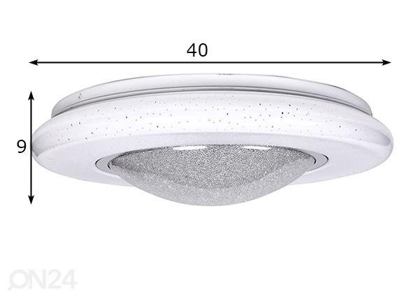 Плафонный светильник 24 Вт LED размеры