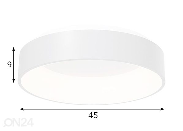 Плафонный светильник 24 Вт LED размеры