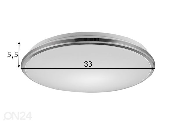 Плафон Bellis LED Ø 33 см размеры