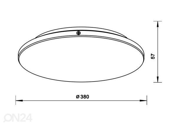 Плафон Bellis LED Ø 38 см размеры