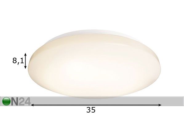 Плафон Euro II 20 LED размеры