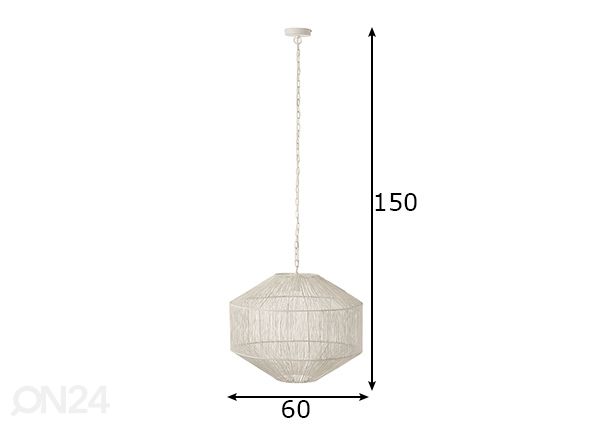 Подвесной светильник Blanca размеры