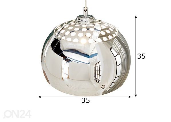 Подвесной светильник Chrome Ball размеры