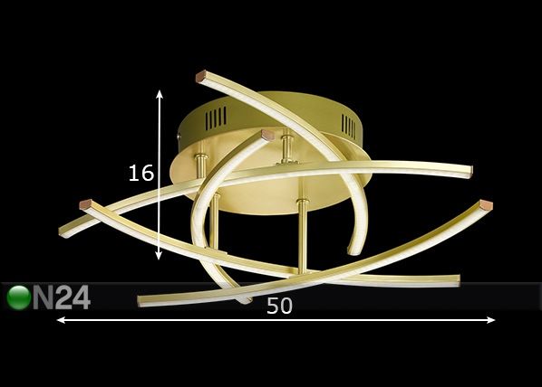 Подвесной светильник Cross LED размеры