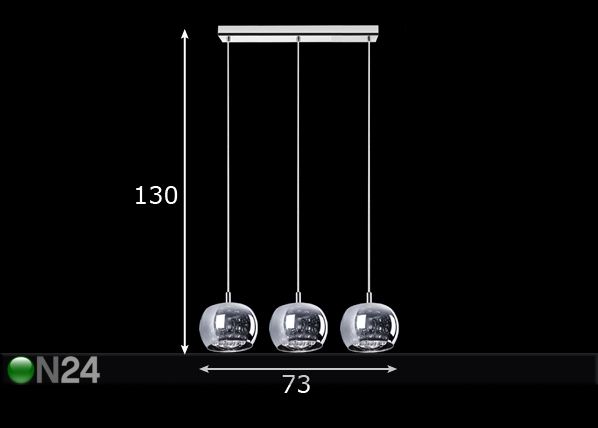 Подвесной светильник Crystal размеры