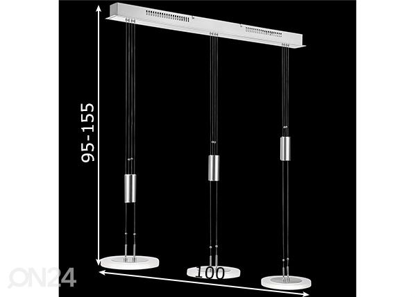 Подвесной светильник Diskus LED размеры