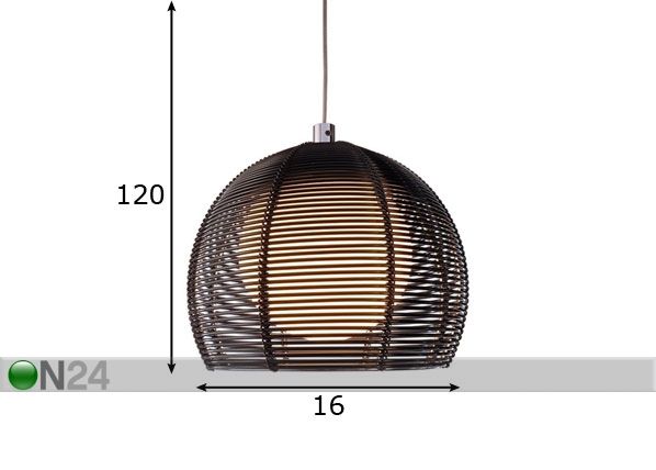 Подвесной светильник Filo Ball размеры