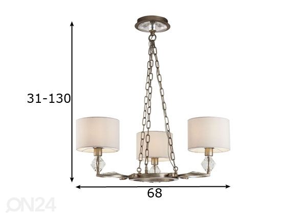 Подвесной светильник House Luxe размеры